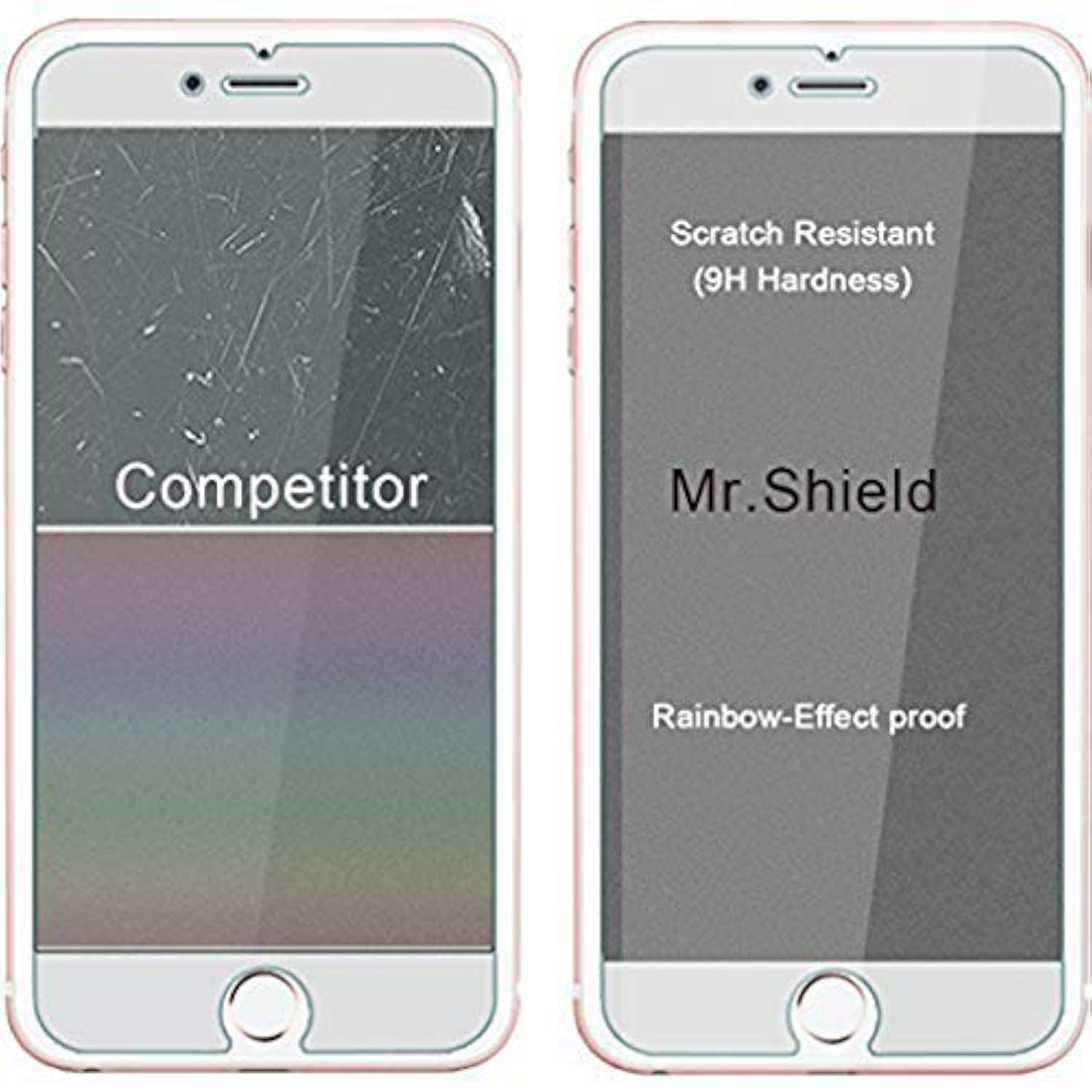 [Tempered Glass Screen Protector For Iphone 6 / Iphone 6S / Iphone 7 / Iphone 8 [3-Pack] Screen Protector¡­
