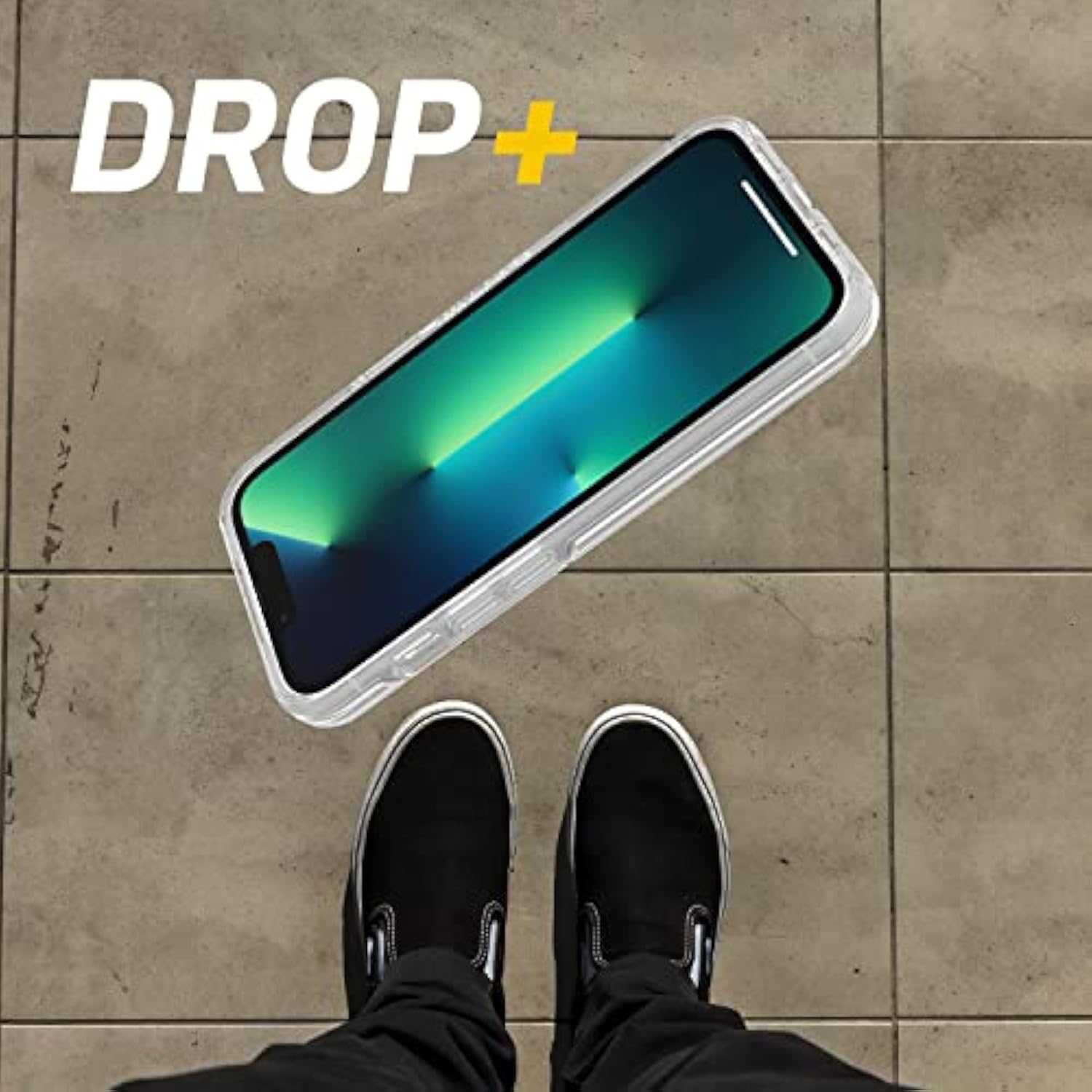 OtterBox iPhone 13 Pro (ONLY) Symmetry Series Case - Single Unit Ships in Polybag, Ideal for Business Customers - CLEAR, ultra-sleek, wireless charging compatible, raised edges protect camera & screen