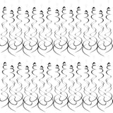 30Pc Black Hanging Swirl Party Decorations Foil Ceiling Streamer for Celebrations
