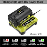Op40601 Op40602 Op401 40V Battery Charger Replacement For Rapid 40V Charger Op401 Op403 Op404 Op406 Op407A Fast Rapid Battery 40V Charger 40 Volt Lithium Ion Battery Charger