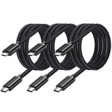 Micro Usb To Usb C Cable 3.3Ft, 3 Pack Braided Usbc To Micro Usb Cable, 2.4A Charging & 480Mbps Data Transfer,Type-C To Usb Micro Android Charger Cable For Kindle/Ps4 Xbox Controller/Samsung S7 S6 S5