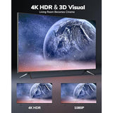 4K Hdmi Cable 50Feet, In-Wall Cl3 Rated Hdmi Cable 2.0 Support (Hdr10 8/10Bit