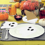 100 Pcs Ghost Napkins, Halloween Paper Napkins 2 Ply Disposable Cocktail Napkins Tableware Decoration For Halloween Party Supplies