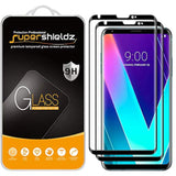 (2 Pack) Designed For Lg V35 Thinq Tempered Glass Screen Protector, (Full Screen Coverage) 0.33Mm, Anti Scratch, Bubble Free (Black)