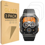 Screen Protector Compatible With Kospet Tank M3&M3 Ultra [Tempered Glass] [3-Pack] [9H Hardness]