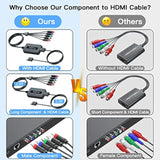 Male Component To Hdmi Converter Cable With Hdmi And Component Cables For Dvd/