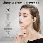 Wired Gaming Earbuds, Ak3File In Ear Monitors, Deep Bass Sound Wired Earbuds, Hifi In Ear Headphones With 1Dd 10Mm Dynamic Driver, Iem For Music Gaming Video Calling (Black)