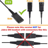Usb Adapter Compatible With Plantronics Quick Disconnect (Qd) Wired Headset (Connects Headset To Pc, Laptop And Softphones)