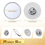 30 Pcs Sublimation Blank Pins Diy Button Badge Kit Sublimation Sliver