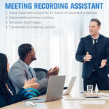 2025 AI Mouse, AI Voice & Audio Recorder, AI Real-Time Transcription, Translation & Summarization, Ergonomic Presenter Laser Pointer Remote, for Office Remote Work High-Performance Device