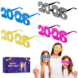 8pc 2026 New Year Glasses NYE Party Favors & Graduation Photo Props