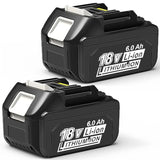 6.0Ah Replacement Battery for Makita 18V BL Series Power Tool Batteries