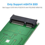 Msata Adapter, Msata To Usb 3.0 Adapter, Usb Msata Ssd Reader, 50Mm Mini Sata