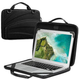 Protective Briefcase Shoulder Bag With Accessory Pouch For Up To 14" Macbook Samsung Dell Acer Asus Lenovo Hp Laptop Notebook Ultrabook