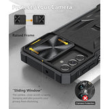 Case For Samsung Galaxy A13 5G: Grade Drop Proof Protection Rugged Protective A13 5G/4G Phone Cover With Belt Clip Holster Kickstand & Slide - Shockproof Tpu Matte Textured Bumper - Black