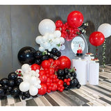 Red Balloons Latex Party Balloons - 150 Pack 5 Inch Matte Red Helium B