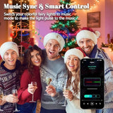 33Ft Rgb Globe String Lights, 100 Balls Diy Color Changing Fairy Lights Usb Powered With Remote & App Control, Music Syn