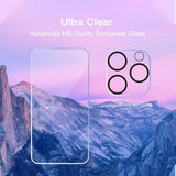 3-Pack Screen & 3-Pack Camera Protector for iPhone 16 Pro [6.3"], 9H Glass, Case Friendly