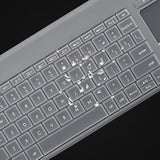 Keyboard Cover For Logitech K400 Plus Wireless Touch Keyboard, Logitech K400 P