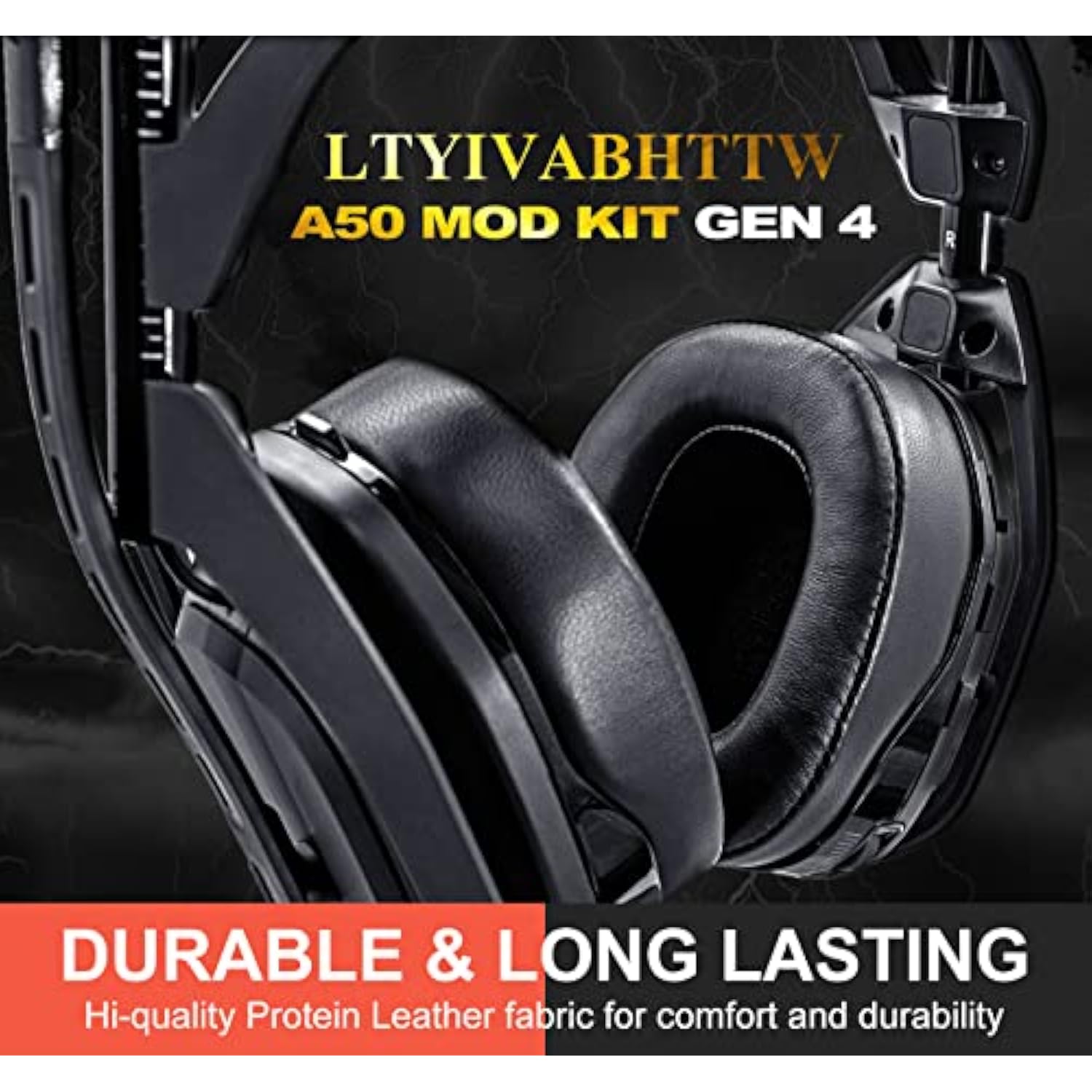 A50 Mod Kit Gen 4 - Ear Cushion Compatible With Astro Gaming A50 Wireless Headset - Headband/Microphone Foam/Ear Pads I Not Work With Gen 3
