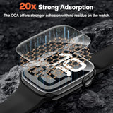 6Pack Compatible With Apple Watch Series 10 Screen Protector 46Mm Accessories, Soft Film With Installation Kit, Face Case Cover For Iwatch Series 10