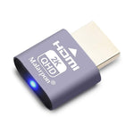 Hdmi Dummy Plug Fit-Headless Display Emulator Ddc Edid Headless Ghos With Wind