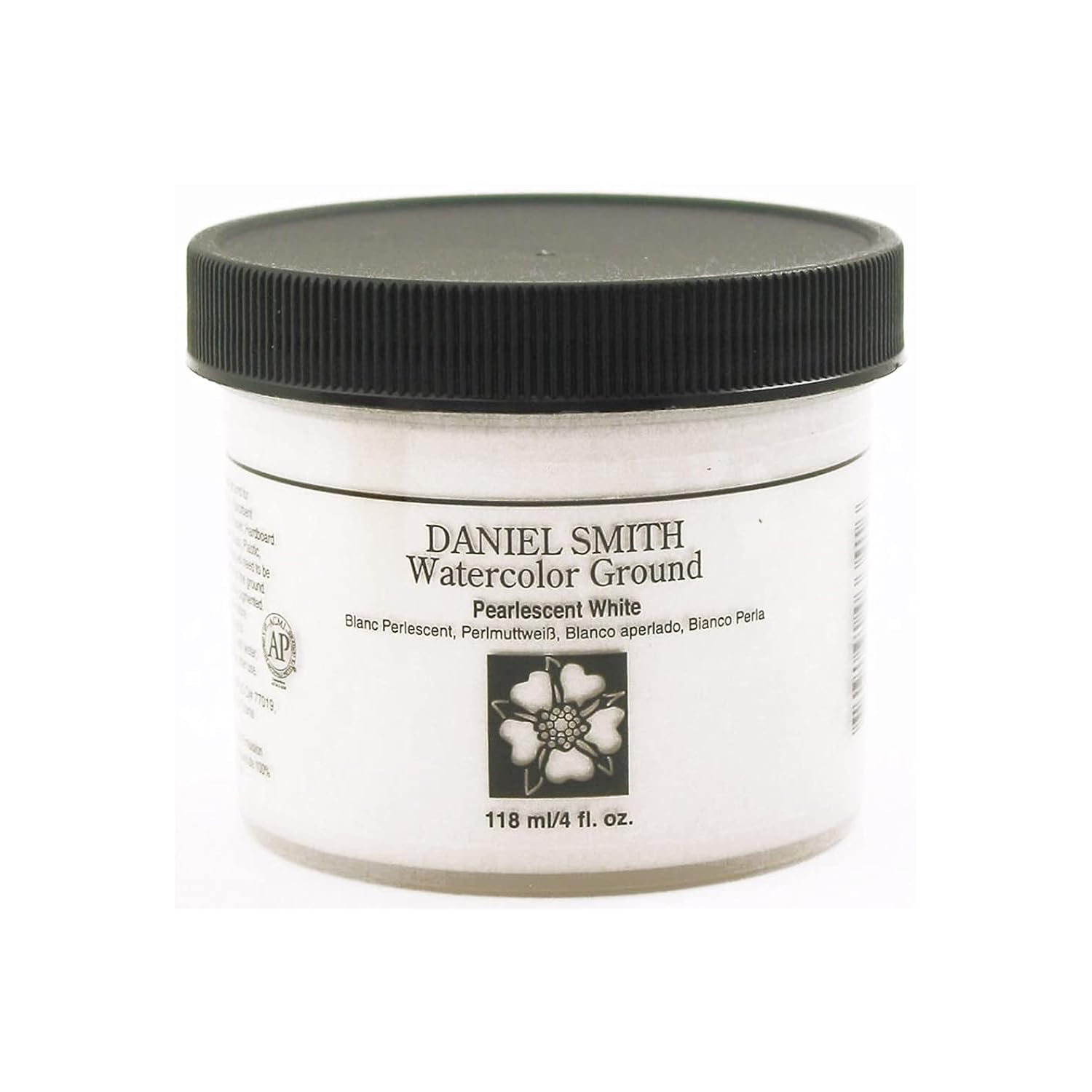 Daniel Smith Watercolor Ground, 4oz Jar, Pearlescent White, 284055013
