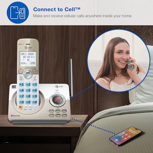 Dl72319 Dect 6.0 3-Handset Cordless Phone For Home With Connect To Cell, Call Blocking, 1.8" Backlit Screen, Big Buttons, Intercom, And Unsurpassed Range