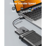 ORICO 3.5'' Hard Drive Enclosure SATA to USB C Adapter Cable,USB C 3.1 to SATA