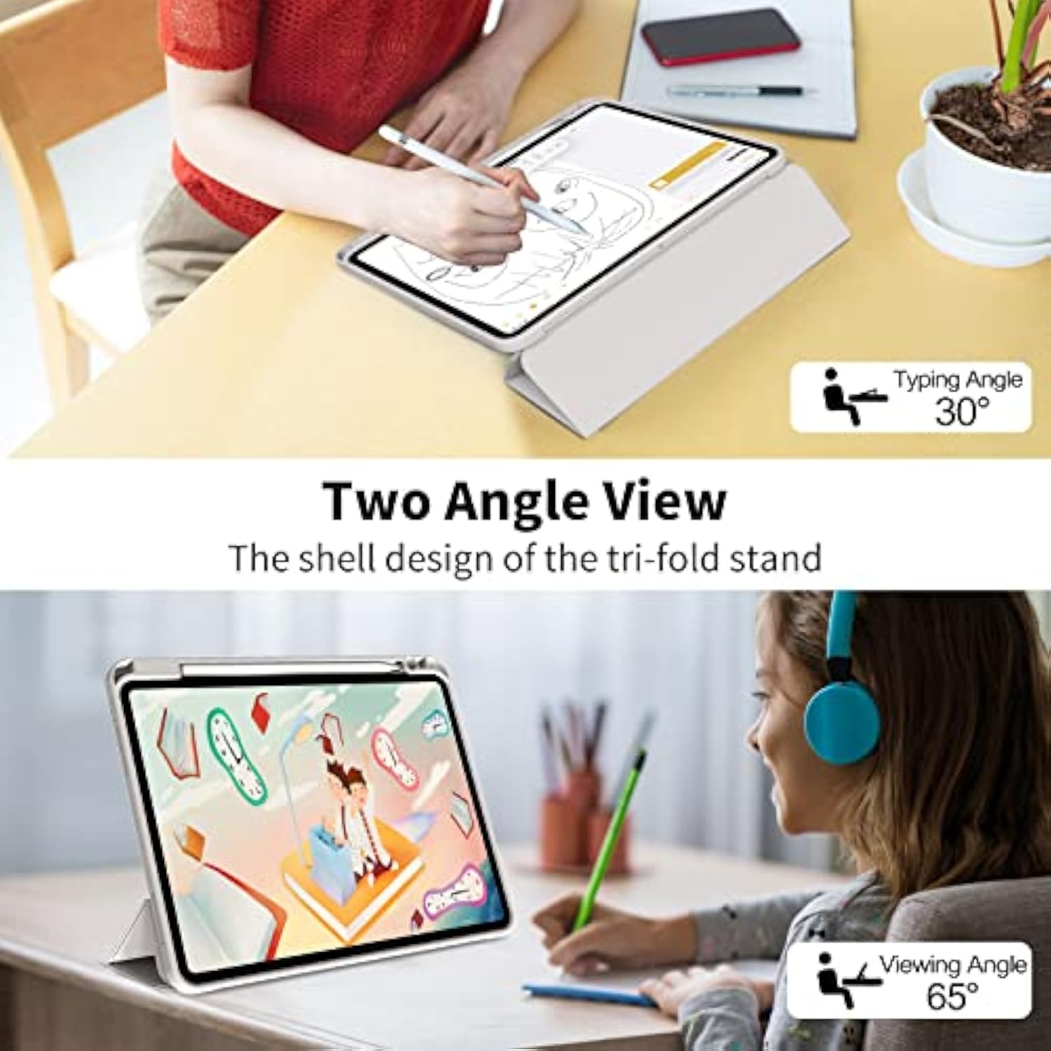 Case For Ipad Pro 11 Inch 4Th/3Rd/2Nd Generation (2022/2021/2020) With Pencil