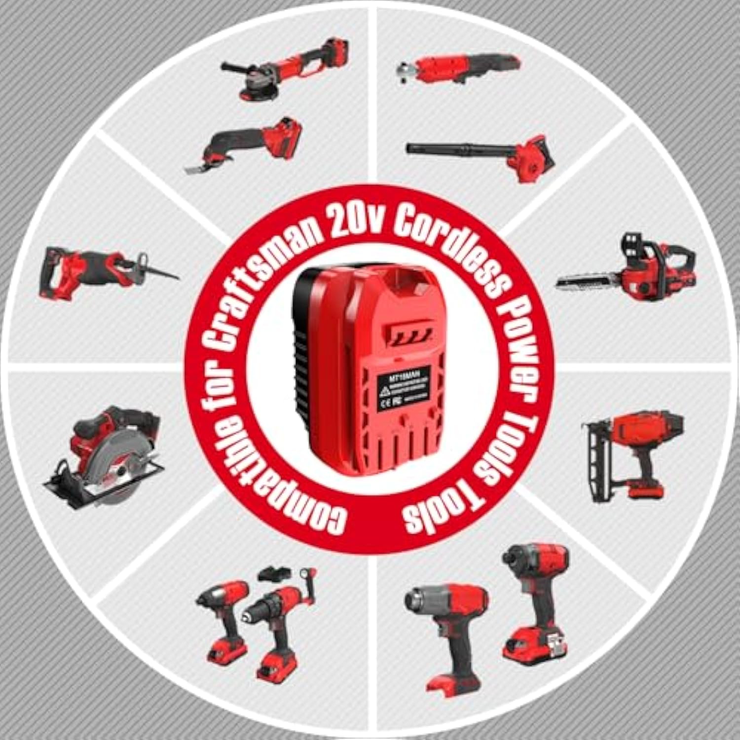 Adapter For Craftsman V20 Cordless Tools, For Makita 18V Li-Ion Battery Convert To For Craftsman New 20V Power Tool (Adapter Only)