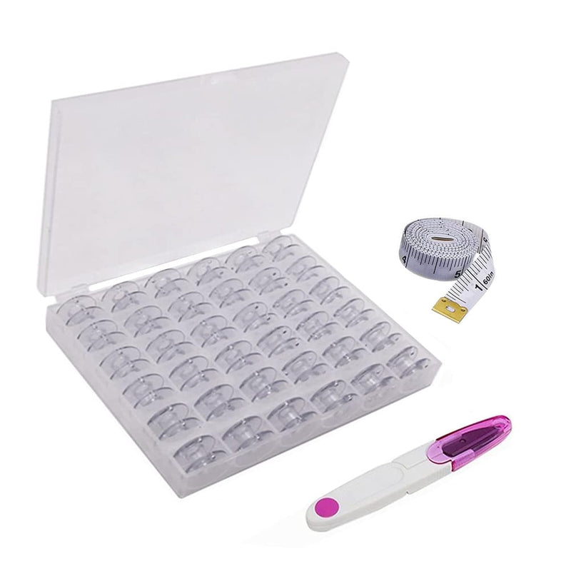 Bobbin, 36 Pcs Sewing Machine Bobbins, Plastic Bobbins With Case Fit For Broth