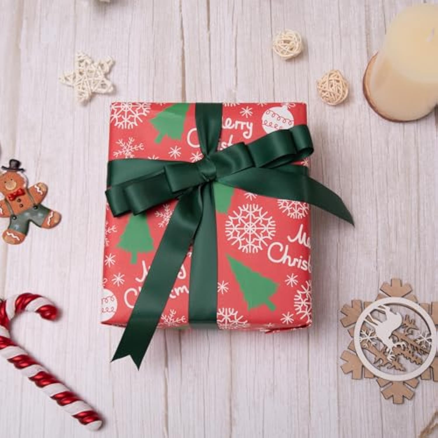 1 Inch Wide Double Face Satin Ribbon No Fading Woven Ribbon - 25 Yard