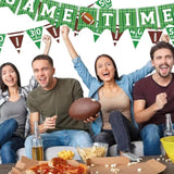 Game Time Football Banner No Diy,Football Party Decorations Banner & Garland Bunting,Football Themed Birthday Decor.