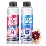 Artist-Grade Epoxy Resin (16Oz) – Self-Leveling, Zero Bubbles & 5-Year Uv Guard For River Tables, Jewelry, Resin Art – Beginner-Friendly 1:1 Mix, Non-Toxic & Non-Yellowing (2X8Oz)