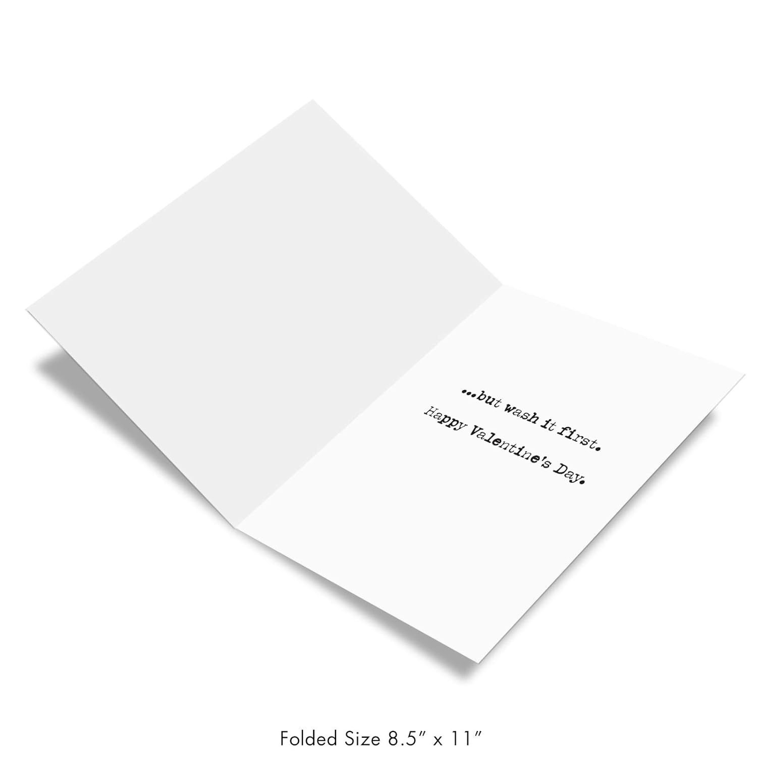 - Funny Valentines Card For Adults (8.5 X 11 Inch) - Big Naughty Romance, Greeting Card For Valentine'S Day - Wash It Text J7063Vdg