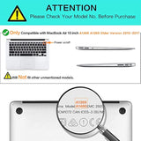 MOSISO Compatible with MacBook Air 13 inch Case A1466 A1369 Older Version 2010-2017 Release, PU Leather Laptop Sleeve Vintage Retro Zippered Portfolio Protective Case Cover, Brown