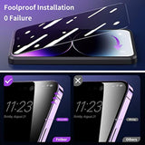 2+2 Pack iPhone 14 Pro Max Privacy Screen & Camera Lens Protectors 6.7 Inch