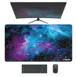 Mydours 36"x20" Large Gaming Mouse Pad - Mouse Pad with Non-Slip Rubber & Fabric Surface - Large Desk Mat for Computer Office Home Working - XL Desk Protector Pad (Universe)