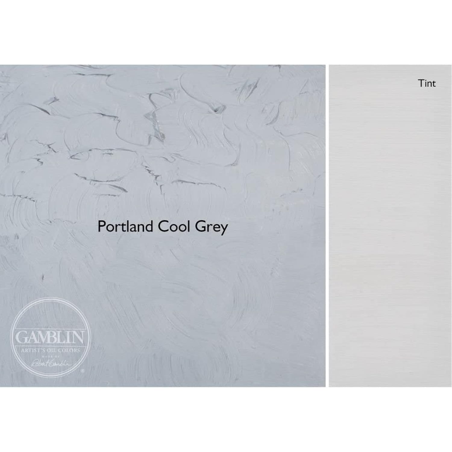 Gamblin Artist Oil, 150ml tube, Portland Cool Grey (2554)
