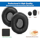 Professional Ear Pads Cushion Replacement Earpads Compatible With Sennheiser Pc2 Chat/Pc3 Chat/Pc5 Chat /Pc7 Usb/Pc8 Usb/Pc131 Mono Usb Headsets,Ear Pad With Soft Protein Leather