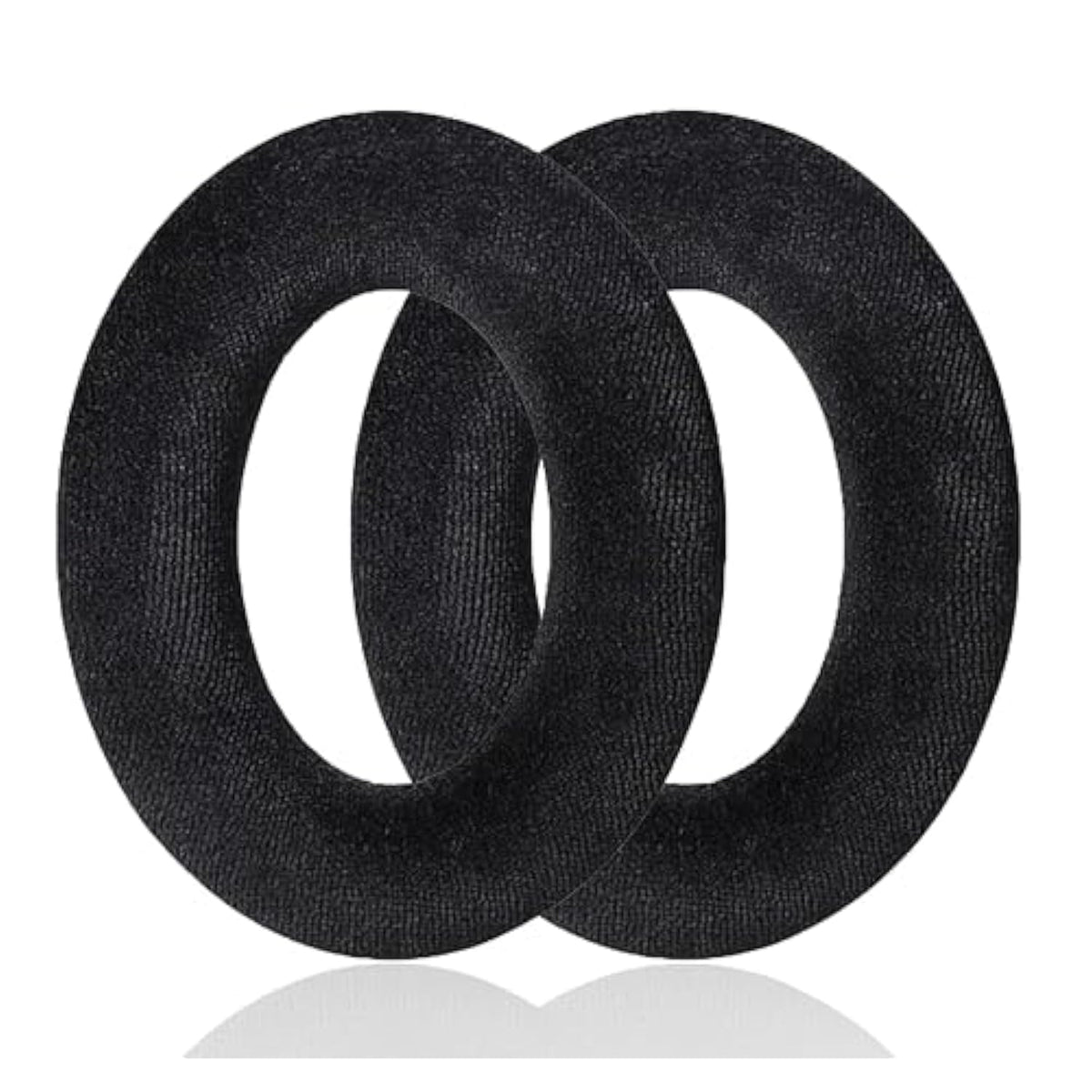 Hd380 Replacement Ear Pads Compatible With Sennheiser Hd380 Hd380Pro Pxc350 Pc350Se Headphones, Earpads Cushions With Soft Flannel And Memory Foam (Black/Flannel)