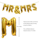 Engagement Party Decorations Soon To Be Mr & Mrs Balloon Banner Heart Balloons Huge Ring Balloons Gold Wedding Rehearsal Bridal Shower Bachelorette Party Sign Decor Supplies