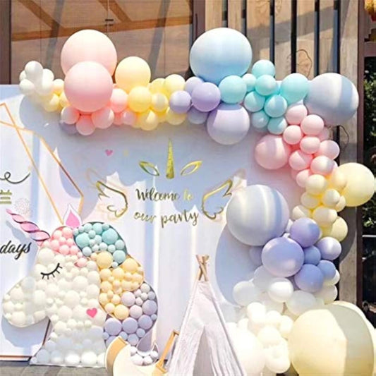 Rainbow Balloon Garland Arch Kit 171Pcs Latex Balloon Pastel Balloon G