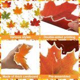 36 Pcs Fall Leaves Hanging Swirls Maple Leaves Swirls Streamer Autumn Swirl Decorations Thanksgiving Ceiling Hanging Decorations For Home Autumn Thanksgiving Harvest Party Decor