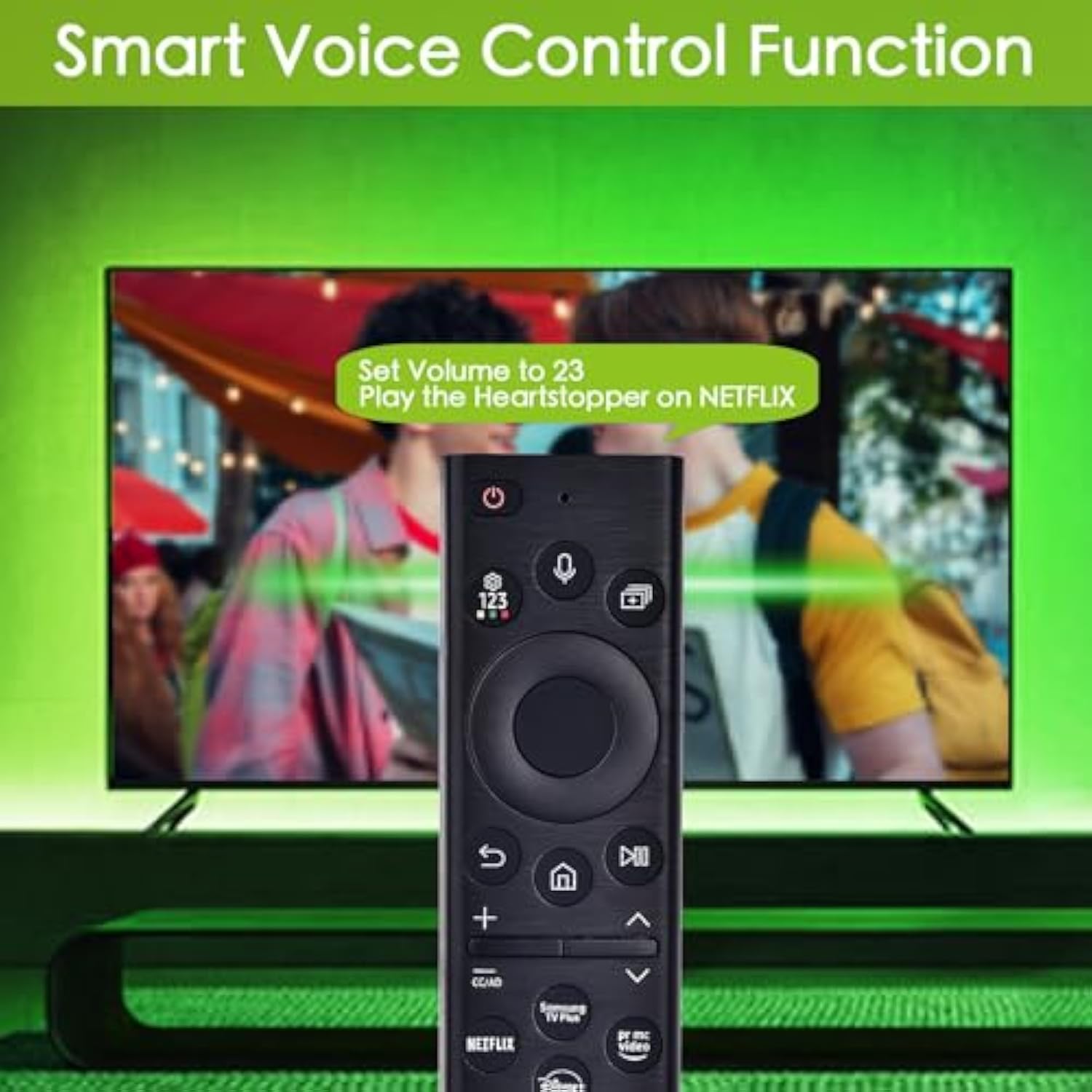Replacement For Samsung Smart Tv Remote,Voice Control Compatible With 2022 Bn59-01385A,For Most 2018 To 2022 Smasung Crystal Uhd Qled The Frame Qled 4K 8K Smart Tvs