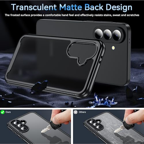 for Galaxy A37/A36/A56 5G Phone Case with Built-in Screen Protector, 360 Full Body 15FT Military Grade Front & Back Shockproof Anti-Slip Rugged Heavy