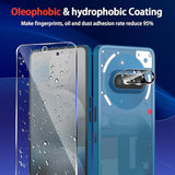 (3+2 Pack) Designed For Nothing Phone 3A Tempered Glass Screen Protector + Camera Lens Protector,[Bubble-Free][Anti-Scratch] Screen Protector Glass For Nothing Phone 3A