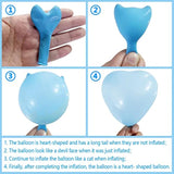 50Pcs 10-Inch Heart Shaped Balloons 3 Kinds Of Color Latex Balloons For Valentines Day,Propose Marriage,Wedding Party.(Red, Pink, White)