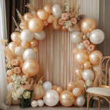 Nude Balloons Different Sizes Double Stuffed Apricot Balloon Garland P